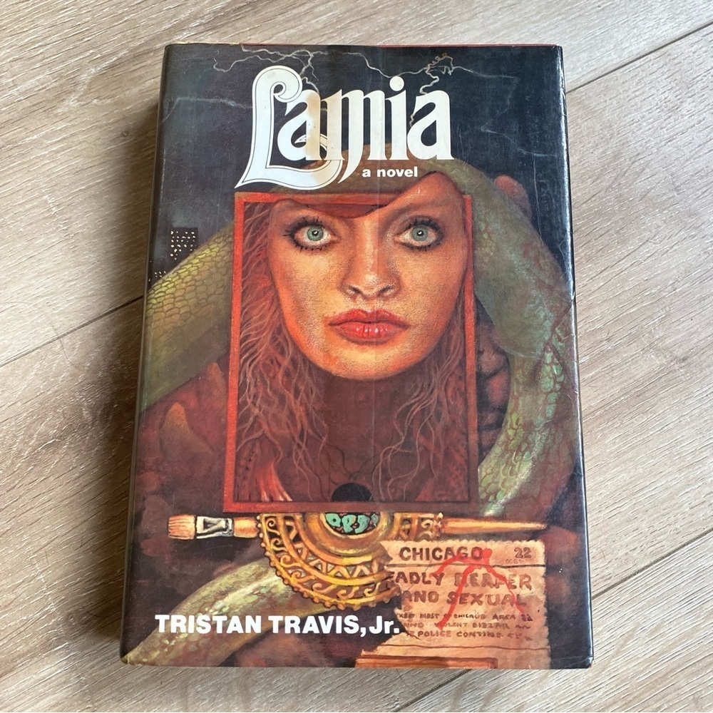 Vintage Lamia A Novel Tristan Travis , Jr. First Edition 1982